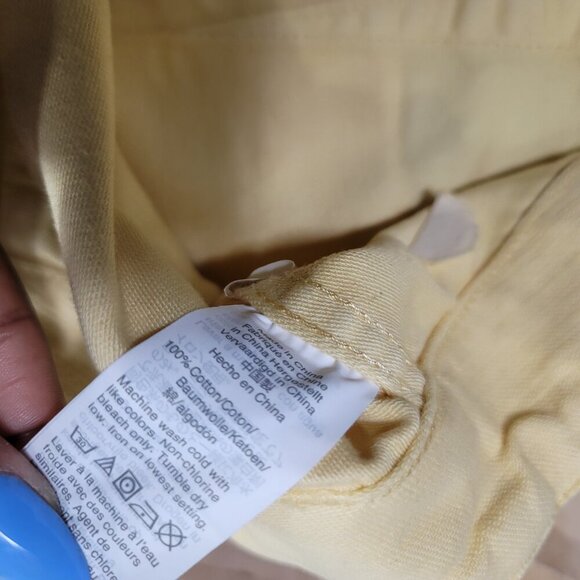 Madewell Yellow Griff Fatigue Women's Straight Leg Pants | Size 27 - Picture 5 of 11